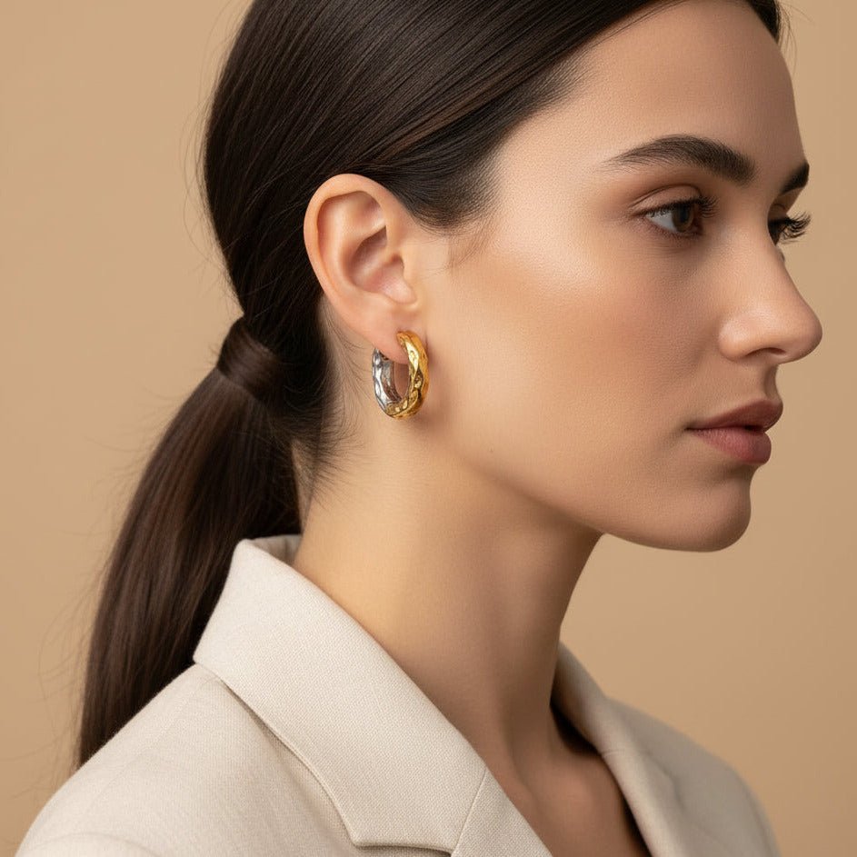 Textura Earrings - LUMHARA