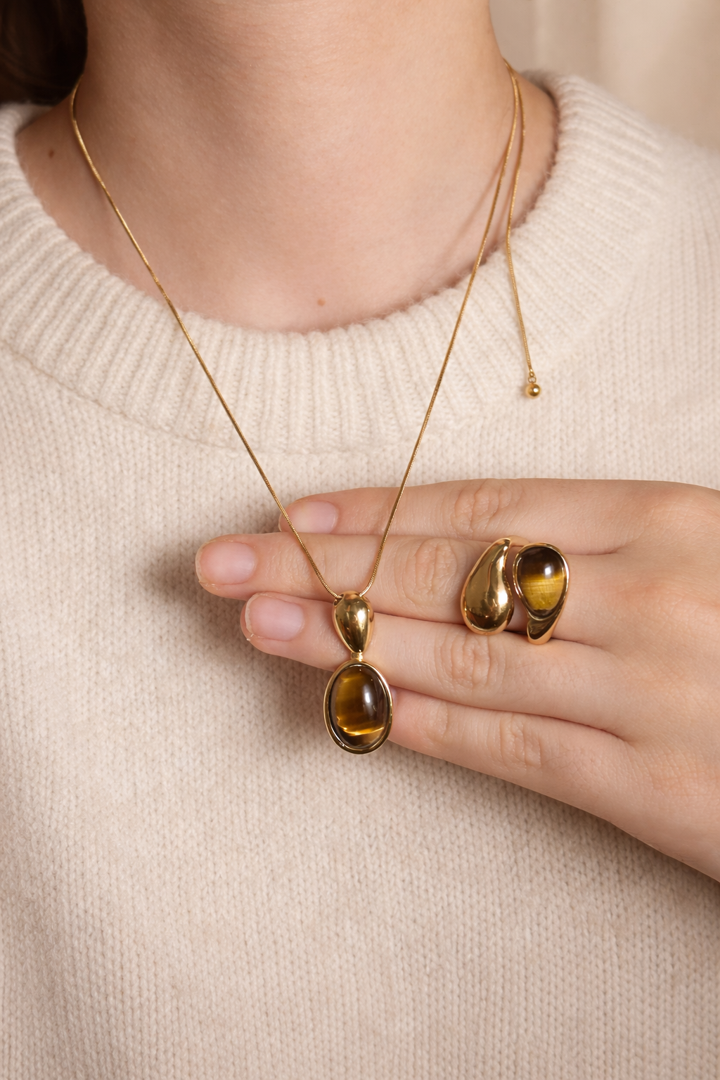 Collar de alma de tigre