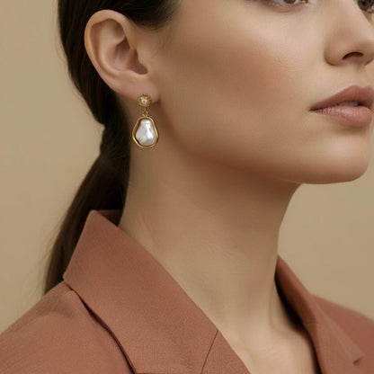 Pearl Whisper Earrings - LUMHARA