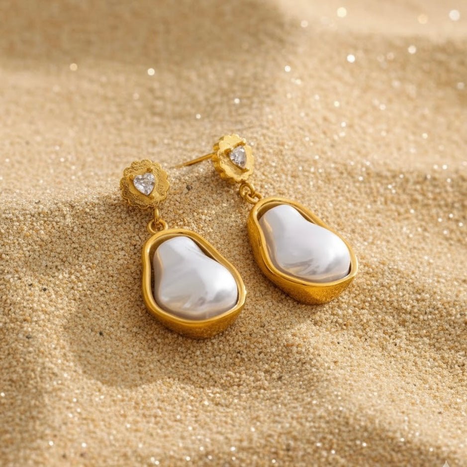 Pearl Whisper Earrings - LUMHARA