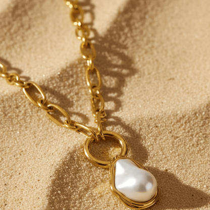 Pearl Whisper Necklace - LUMHARA