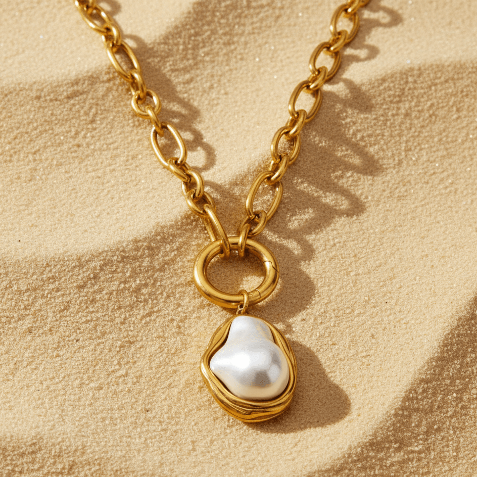 Pearl Whisper Necklace - LUMHARA