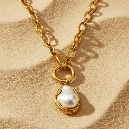 Pearl Whisper Necklace - LUMHARA