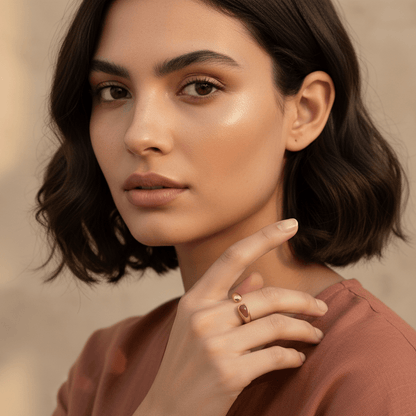 Ring Solenne - Amber - LUMHARA