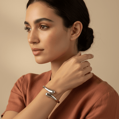 Silver Mirage Bracelet - LUMHARA